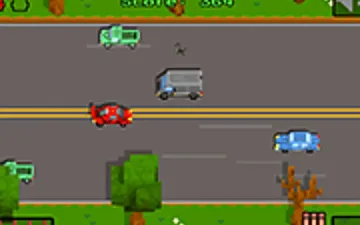 Pixel Road Survival