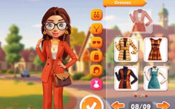 Lovie Chic's Fall Dress Up game preview