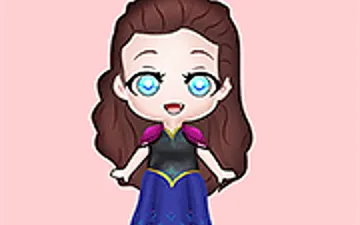 Chibi Anime Princess Doll