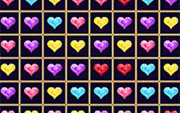 Sliding Hearts Match 3