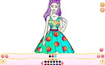Girl Coloring Dress Up game preview