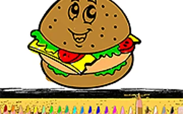 Fast Food: Coloring Book
