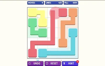 Color Dot Link Brain Puzzle