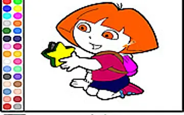 Coloring Dora Star game preview