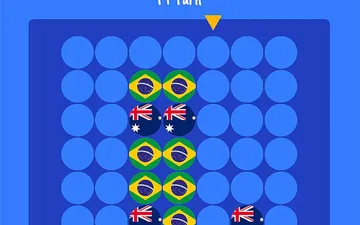 Connect Four Flags