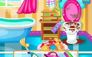 Bathroom Clean Up game preview