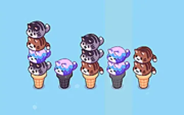 Perfect Ice Cream Cat Popsicle game preview
