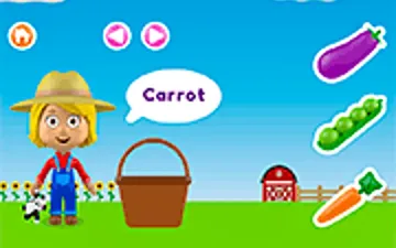 World of Alice: Vegetables Names game preview