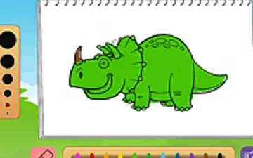 Coloring Book Dinosaurs