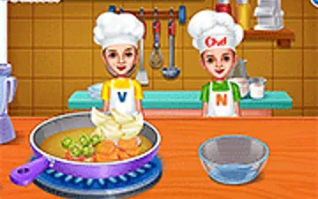 V And N Pizza Cooking game preview