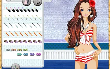 Beach Girl Dressup