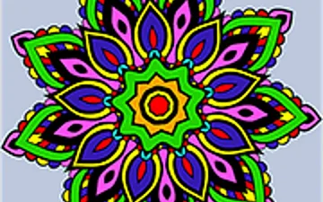 Coloring Book: Mandala