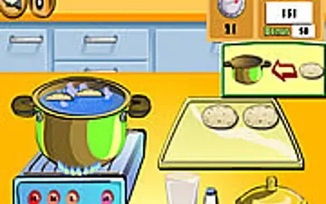Cooking Show Breadrolls game preview