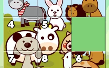 Farm Slide Puzzle game preview