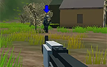 Pixel Village Battle 3D