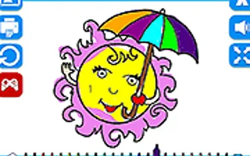 Summer Coloring Book