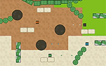 1 2 3 4 Player Tank Game 2D