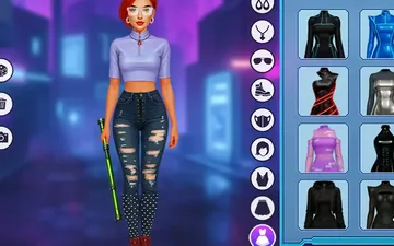 Cyberpunk Aesthetic Fashion game preview