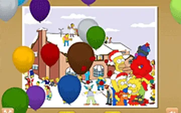 Simpsons Christmas Jigsaw Puzzle