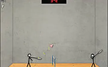 Stick Figure Badminton