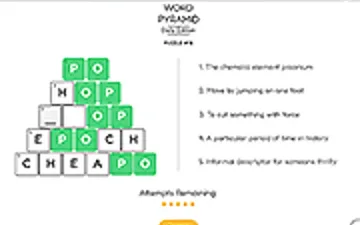 Word Pyramid: Daily Edition