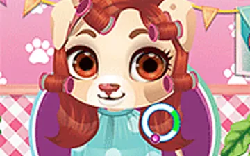 Cute Puppy Hair Salon