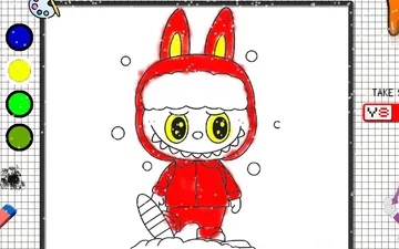 Easy Coloring Labubu Time