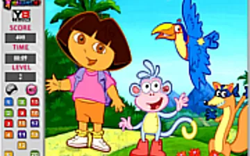 Dora Hidden Number Game game preview