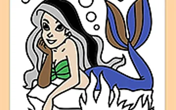 Princess Mermaid Coloring