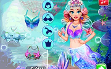 Mermaid Underwater Sand Castle Deco game preview