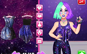 Influencer #Galaxy Hairstyle Challenge game preview
