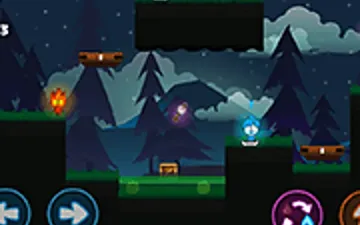 Red Boy and Blue Girl - Forest Temple Maze