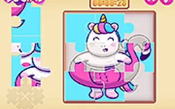 Cute Rainbow Unicorn Puzzles