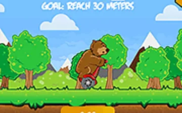 Bear on a Scooter
