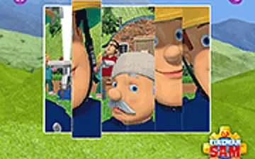 Fireman Sam Puzzle Slider