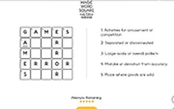 Magic Word Square: Daily Edition