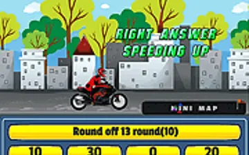 Bike Racing Math Rounding game preview