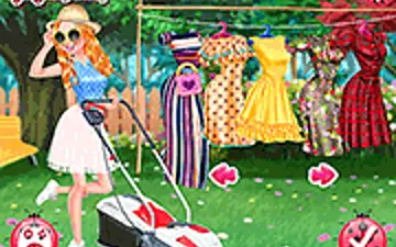 Princesses Gardening in Style