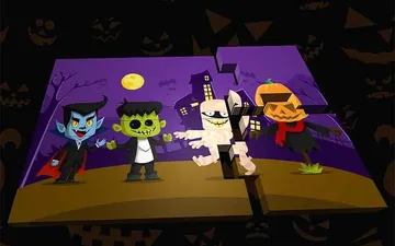 3D Halloween Jigsaw Puzzle