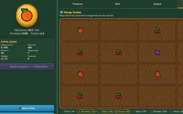 Fruit Merge Tycoon