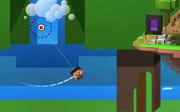 Minecraft Steve Hook Adventure