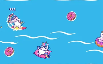 Surfing Unicorn