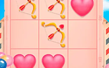 Cupid Valentine Tic Tac Toe