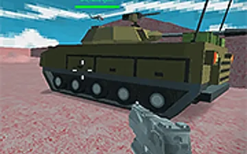 Helicopter and Tank