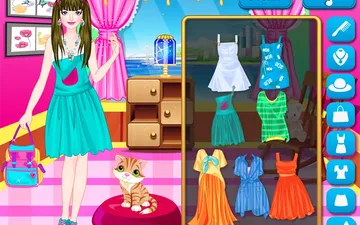 Cute Girl Dressup game preview
