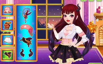 Princess Halloween Makeover game preview