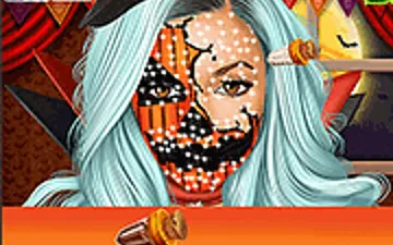 Kylie Jenner Halloween Face Art