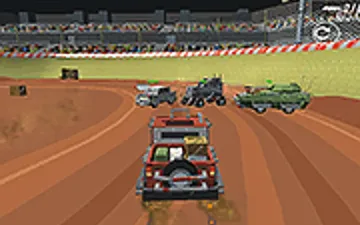 Blocky Driver Cars Demolition game preview
