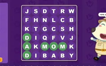 Wolfoo Word Search