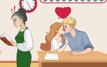 Secret High School Kissing